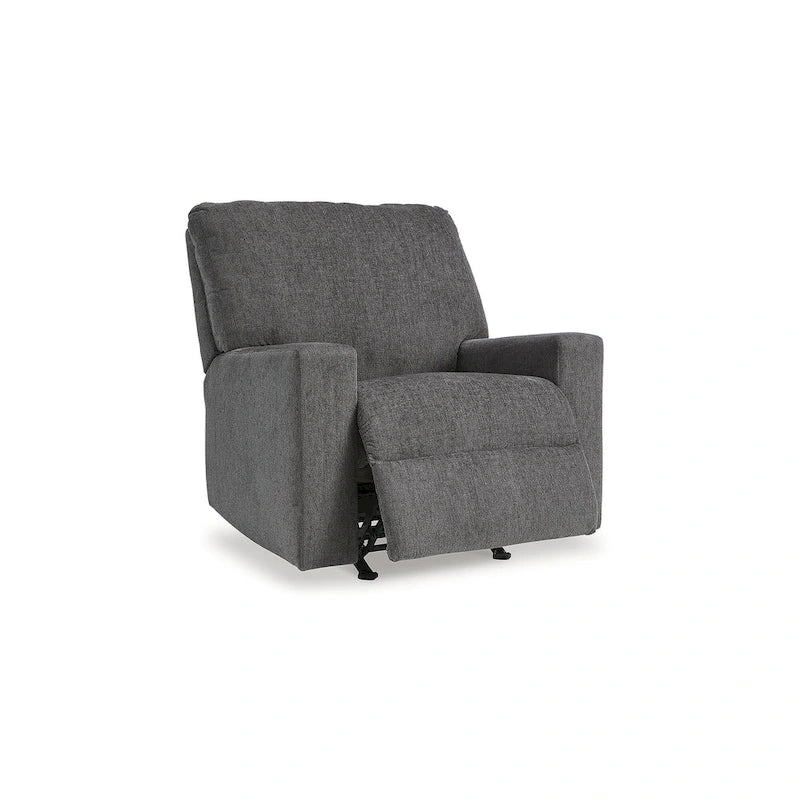 Rocker Recliner with Pull Tab, High-Density Foam and Gentle Rocking Motion