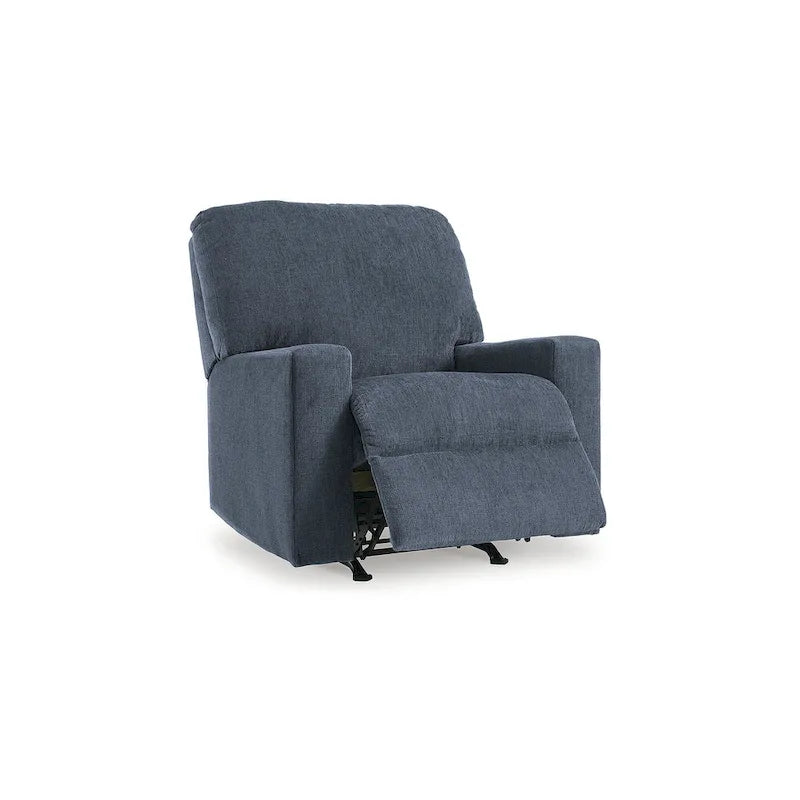 Rocker Recliner with Pull Tab, High-Density Foam and Gentle Rocking Motion