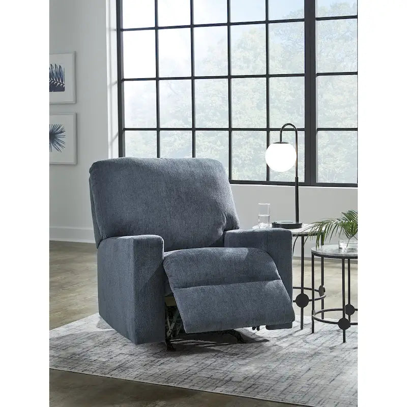 Rocker Recliner with Pull Tab, High-Density Foam and Gentle Rocking Motion