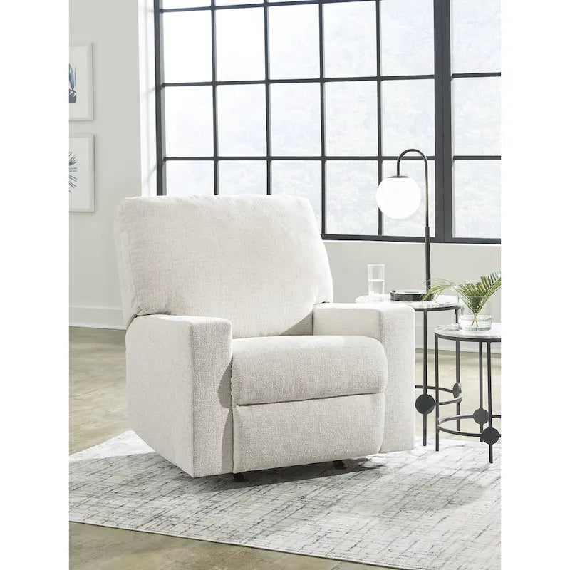 Rocker Recliner with Pull Tab, High-Density Foam and Gentle Rocking Motion