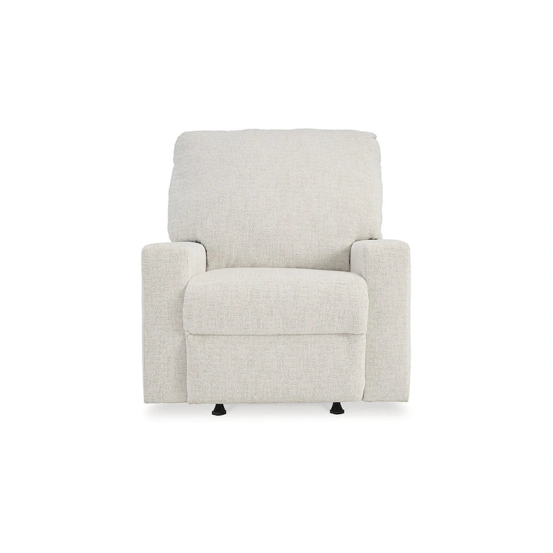 Rocker Recliner with Pull Tab, High-Density Foam and Gentle Rocking Motion