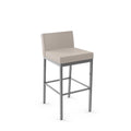Counter Stool with Welded Metal Frame, Scratch-Resistant, Supports 300 lbs