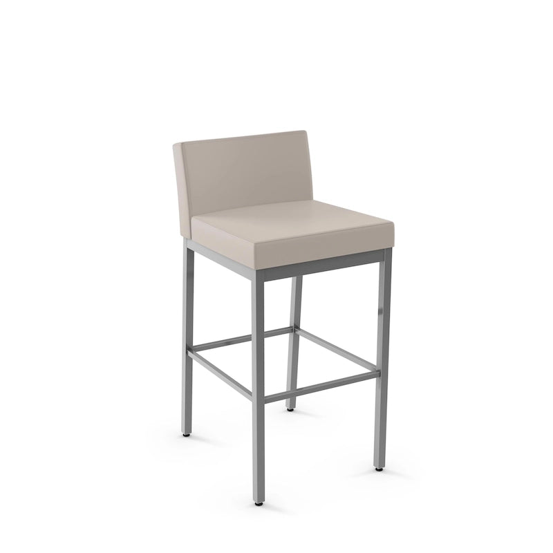 Counter Stool with Welded Metal Frame, Scratch-Resistant, Supports 300 lbs