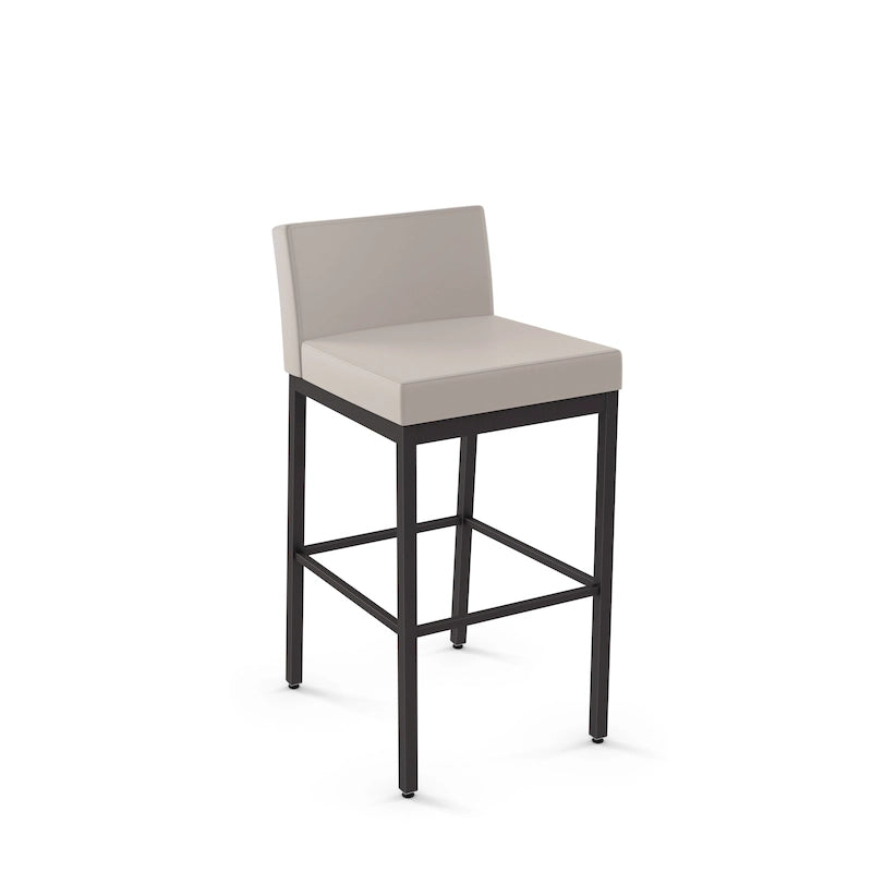 Counter Stool with Welded Metal Frame, Scratch-Resistant, Supports 300 lbs