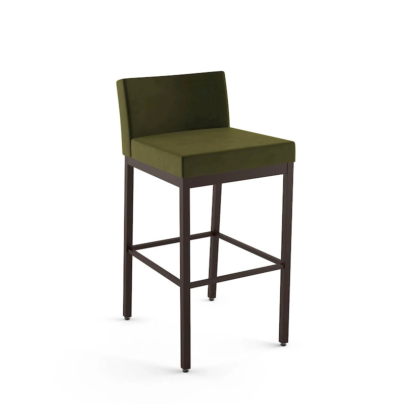 Counter Stool with Welded Metal Frame, Scratch-Resistant, Supports 300 lbs