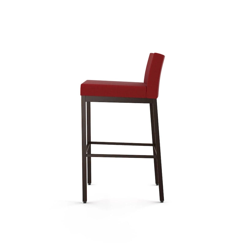 Counter Stool with Welded Metal Frame, Scratch-Resistant, Supports 300 lbs