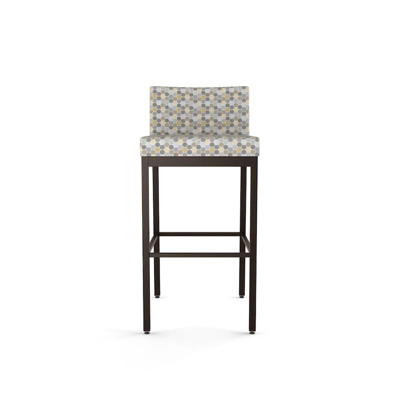 Counter Stool with Welded Metal Frame, Scratch-Resistant, Supports 300 lbs