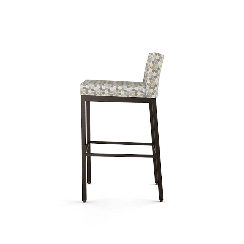 Counter Stool with Welded Metal Frame, Scratch-Resistant, Supports 300 lbs