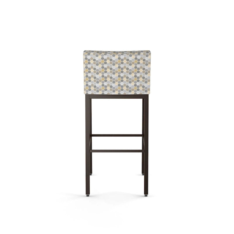 Counter Stool with Welded Metal Frame, Scratch-Resistant, Supports 300 lbs