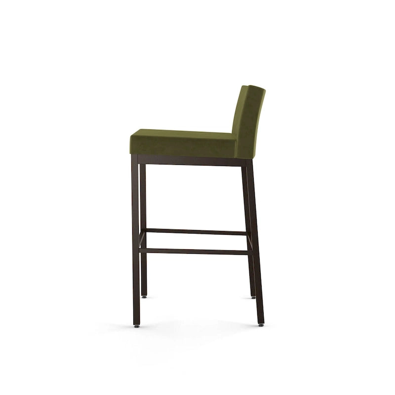 Counter Stool with Welded Metal Frame, Scratch-Resistant, Supports 300 lbs