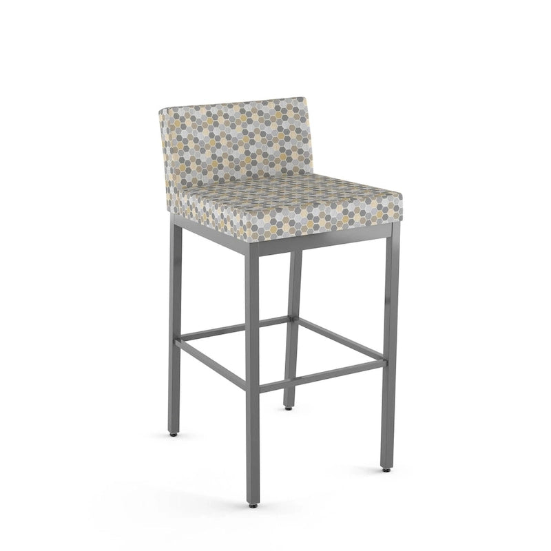 Counter Stool with Welded Metal Frame, Scratch-Resistant, Supports 300 lbs