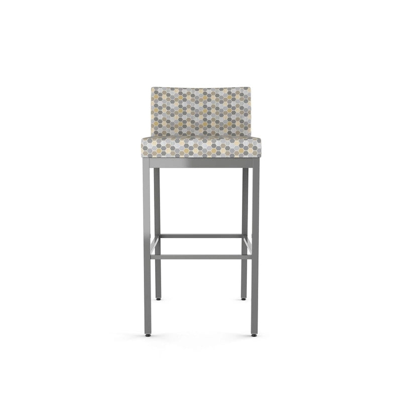 Counter Stool with Welded Metal Frame, Scratch-Resistant, Supports 300 lbs