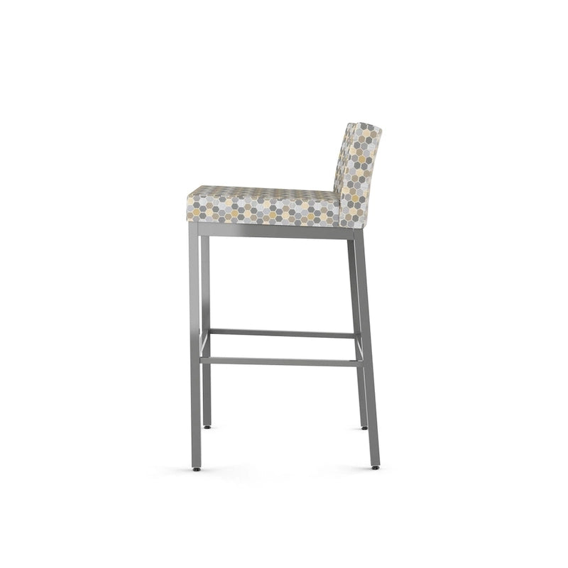 Counter Stool with Welded Metal Frame, Scratch-Resistant, Supports 300 lbs