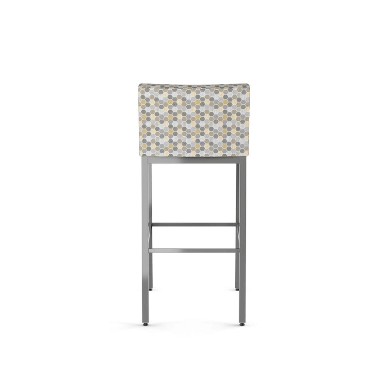 Counter Stool with Welded Metal Frame, Scratch-Resistant, Supports 300 lbs