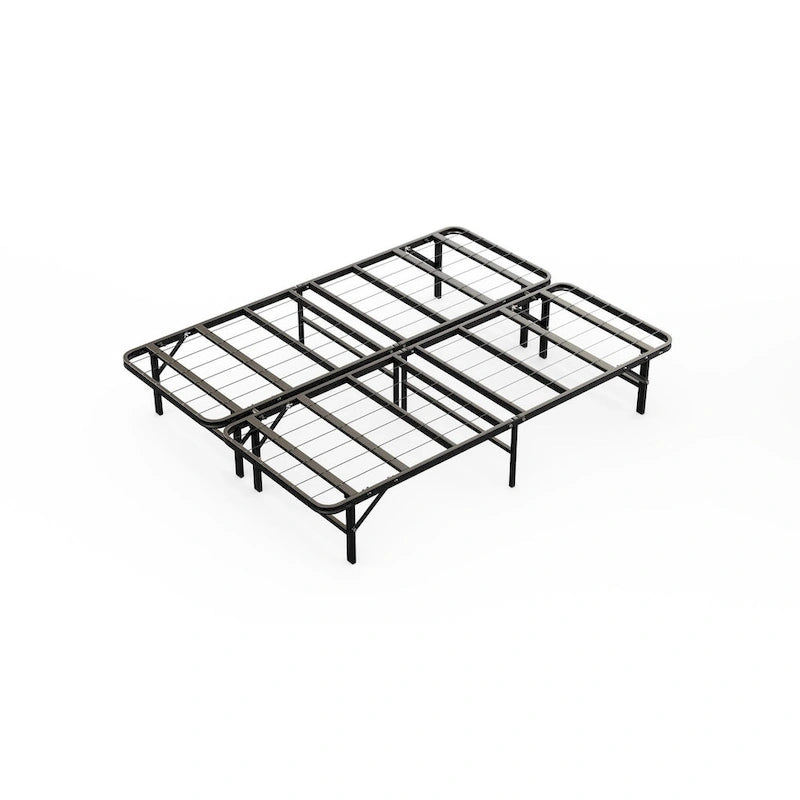 Metal Grid Mattress Foundation with Under-Bed Storage, Easy Assembly