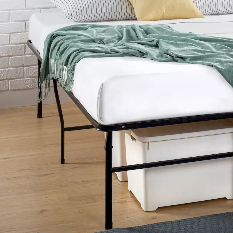 Heavy Duty Steel Mattress Foundation with Under-Bed Storage