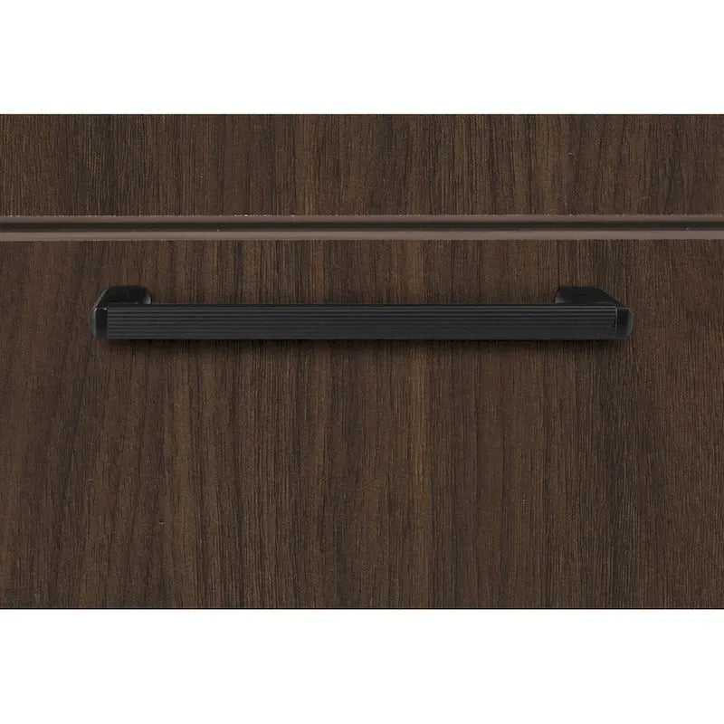 66-Inch Single Pedestal Office Desk with Locking Drawers and Ash Grey Finish