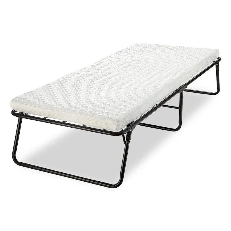 Folding Guest Bed with Memory Foam Mattress, Portable and Lightweight