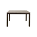 Modern Wood Counter Height Kitchen Dining Table, Black - Large