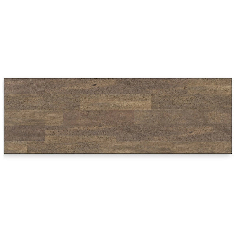 Modern Farmhouse Dining Bench with Two-Tone Finish, 48W x 16D x 19.25H Inches